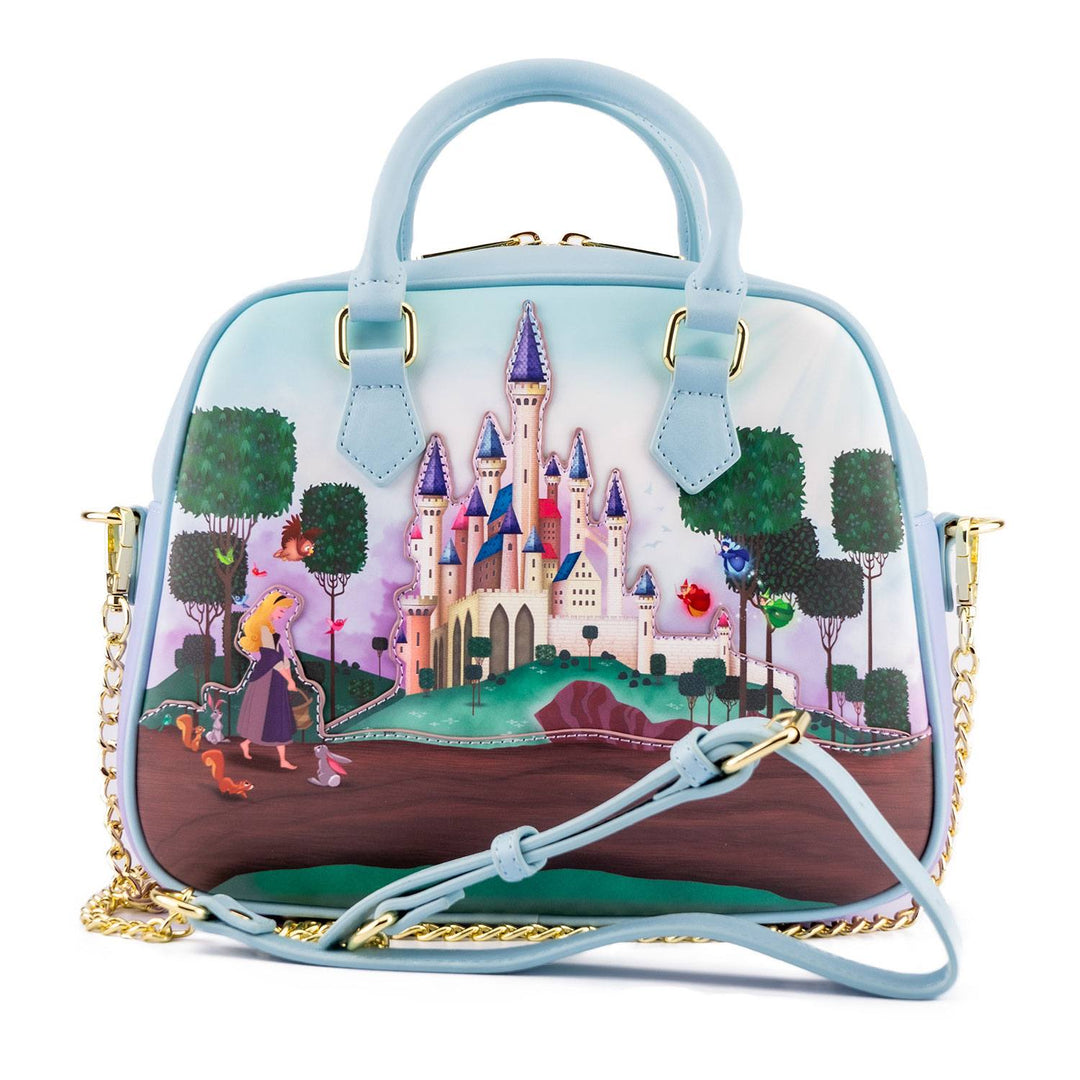 Loungefly Disney Sleeping Beauty Princess Castle Series Crossbody Bag - Infinity Collectables 