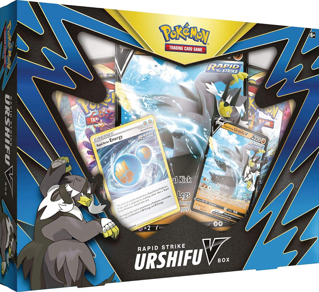 Pokemon Trading Card Game Rapid Strike Urshifu V Box Collection