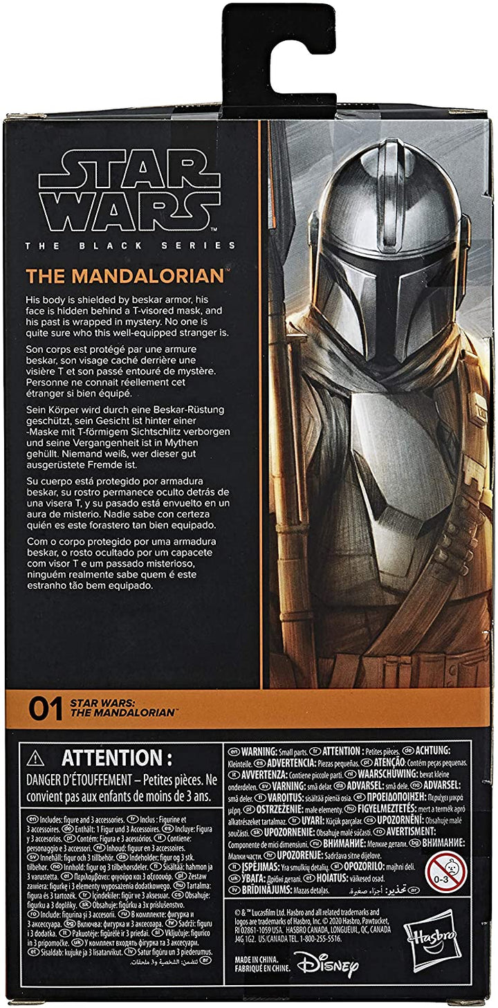 Star Wars The Black Series The Mandalorian (Beskar Armor) 6" Action Figure