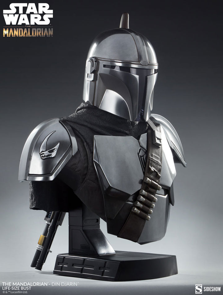 Sideshow The Mandalorian Din Djarin Life-Size Bust - Infinity Collectables 