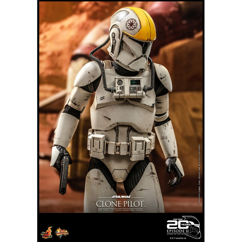 Hot Toys Star Wars Attack Of The Clones 20th Anniversary 1:6 Clone Pilot - Infinity Collectables 