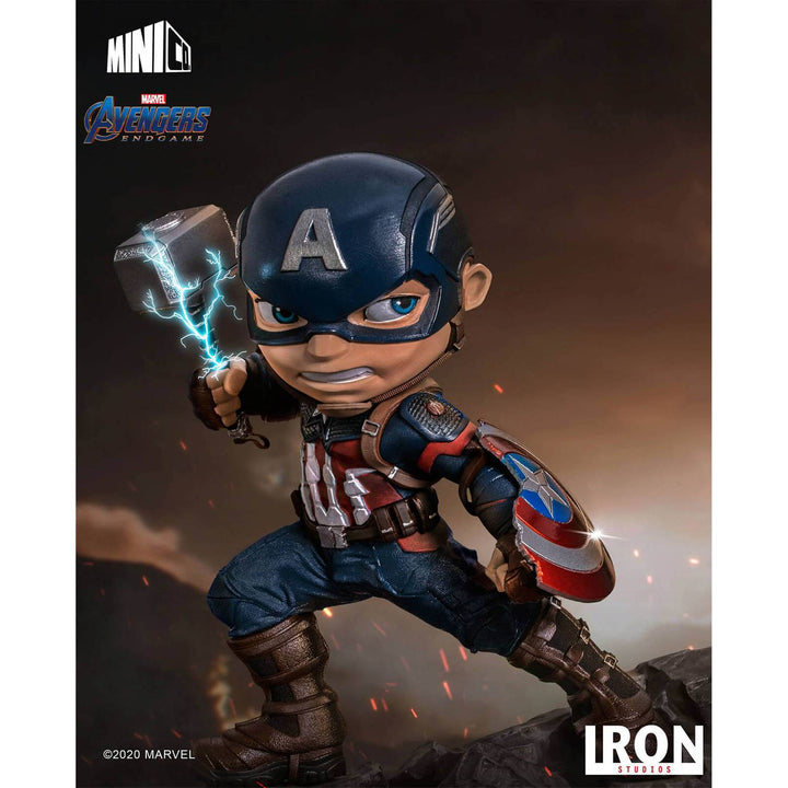 Iron Studios Marvel Avengers Endgame Mini Co. Figure Captain America