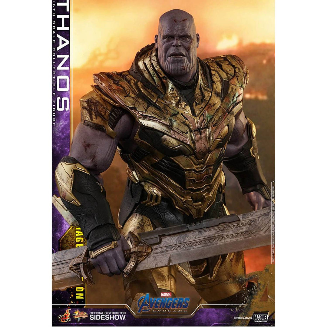Hot Toys Marvel Avengers: Endgame Masterpiece 1/6 Thanos Battle Damaged Version