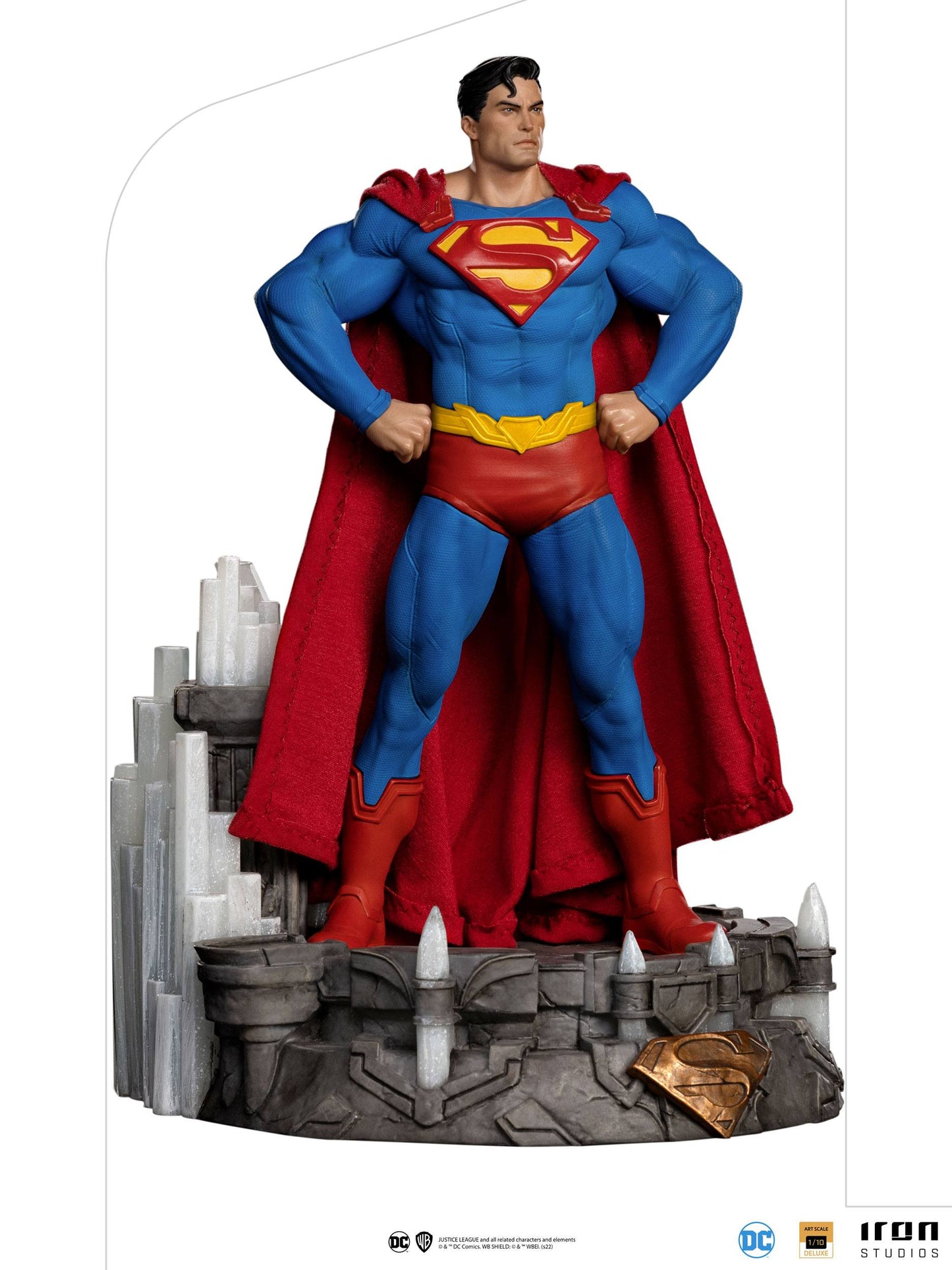 Iron Studios Superman Unleashed 1-10 Deluxe Art Scale Limited Edition Statue *Exclusive, Infinity Collectables 
