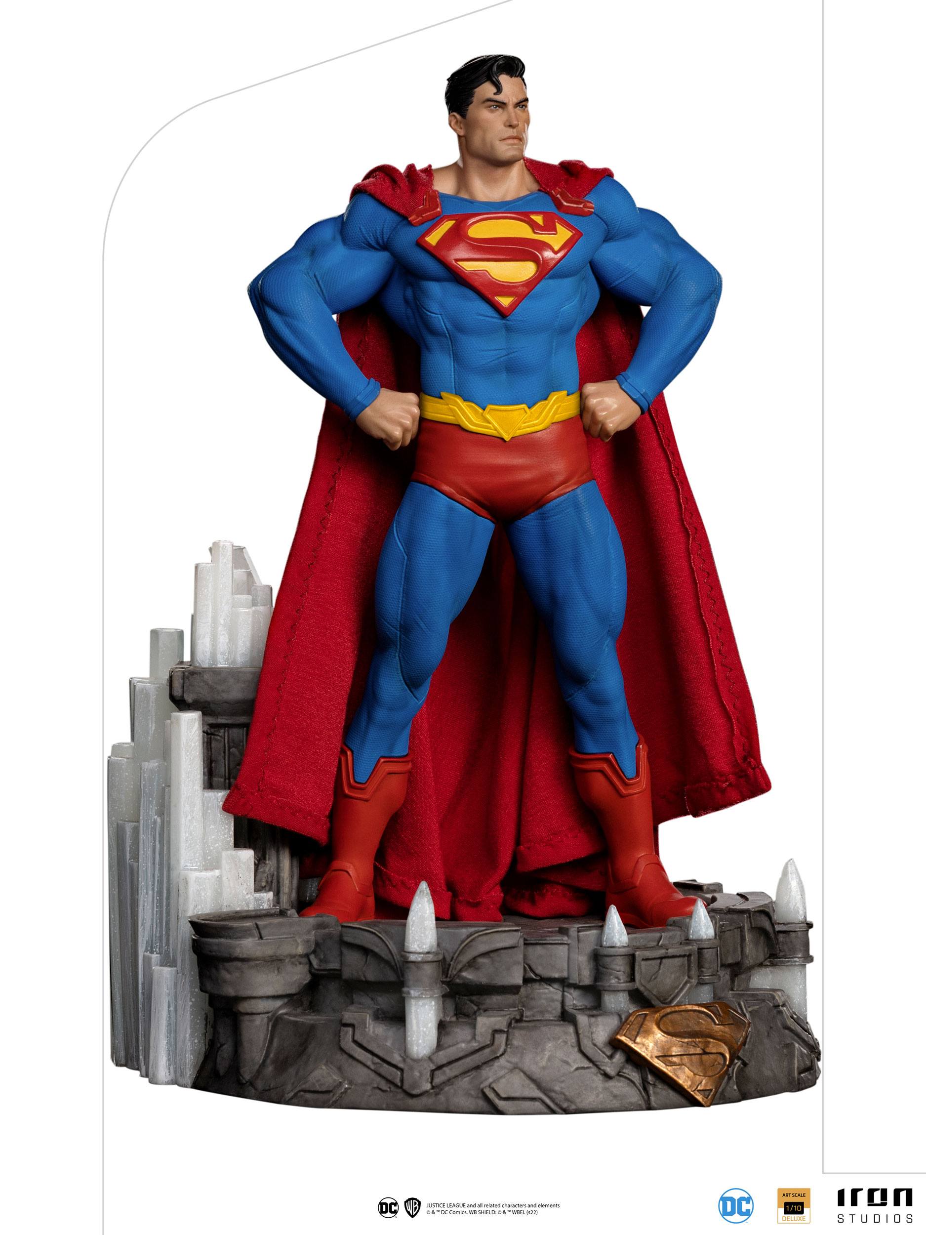 Iron Studios Superman Unleashed 1-10 Deluxe Art Scale Limited Edition Statue *Exclusive, Infinity Collectables 