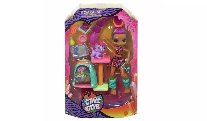 Cave Club Wild About Cats Playset & Roaralai Doll
