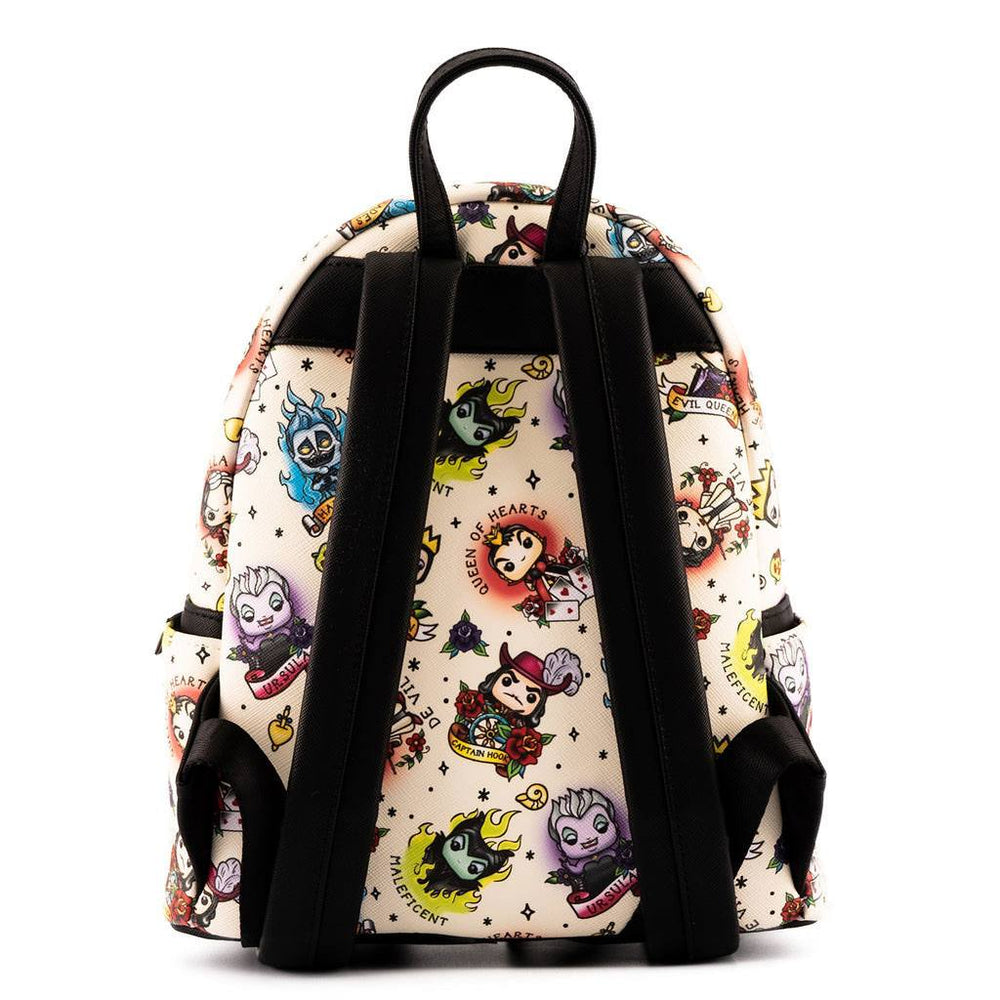 Loungefly Disney POP! Villains Tattoo AOP Backpack - Infinity Collectables 