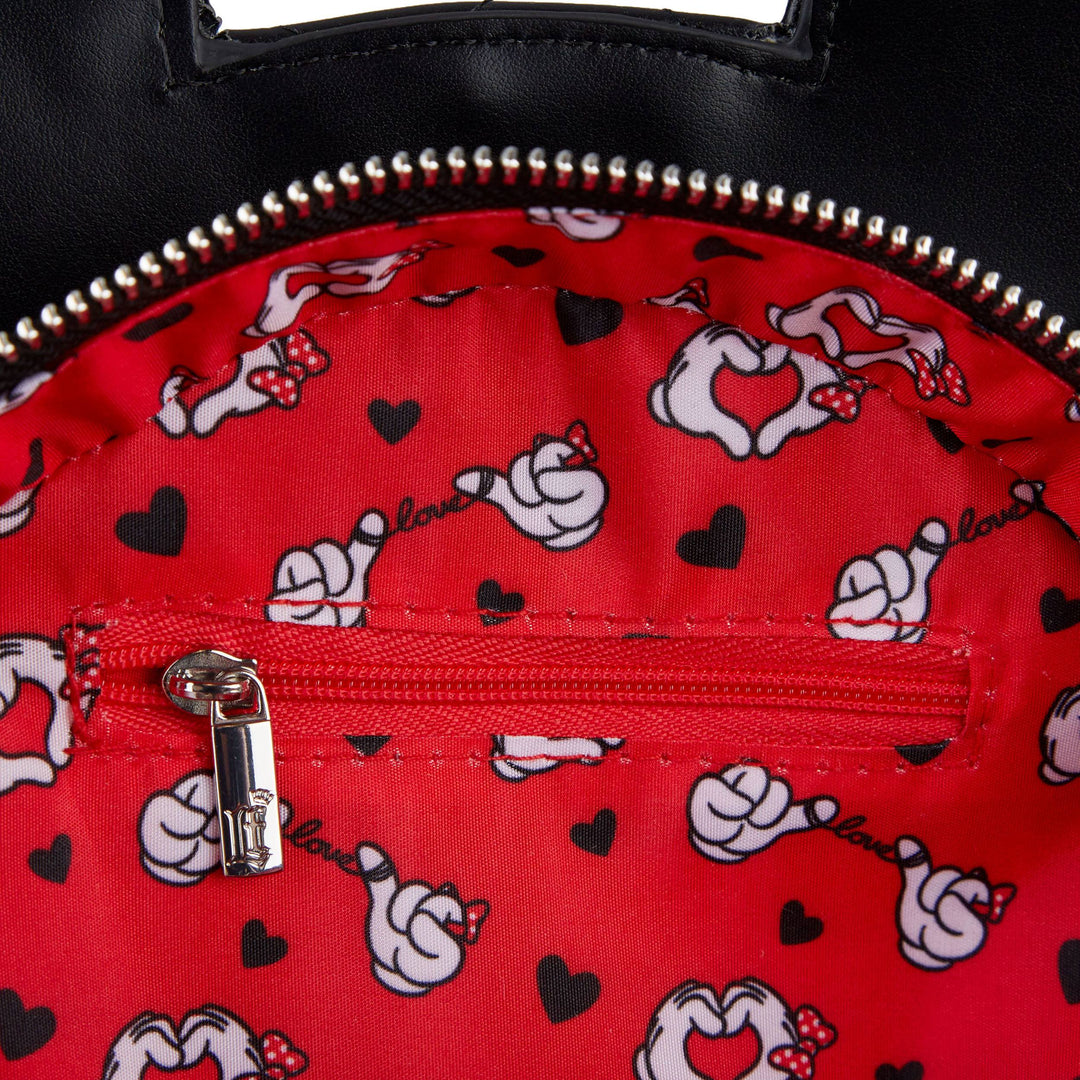 Loungefly Disney POP! Mickey and Minnie Valentines Crossbody Bag - Infinity Collectables 