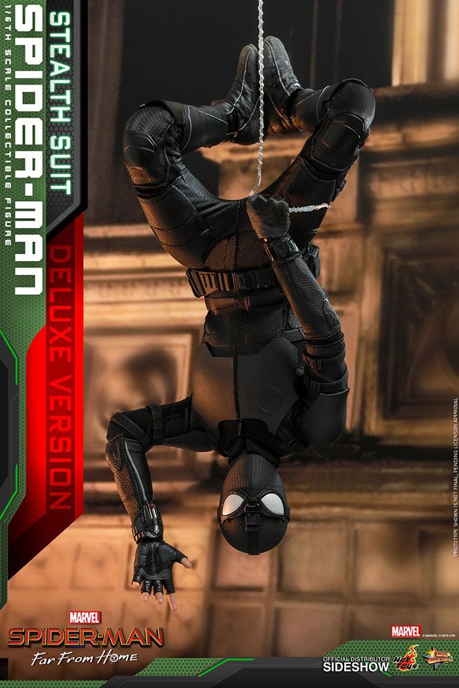 Hot Toys Spider-Man: Far From Home MM Action Figure 1-6 (Stealth Suit) Deluxe - Infinity Collectables 