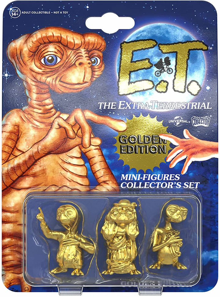 Doctor Collector E.T. Golden Edition Mini-Figures Collector's Set - Infinity Collectables 
