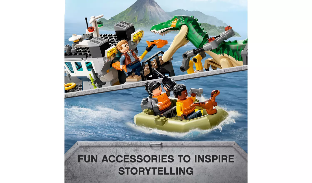 LEGO 76942  Jurassic World Baryonyx Dinosaur Boat Escape