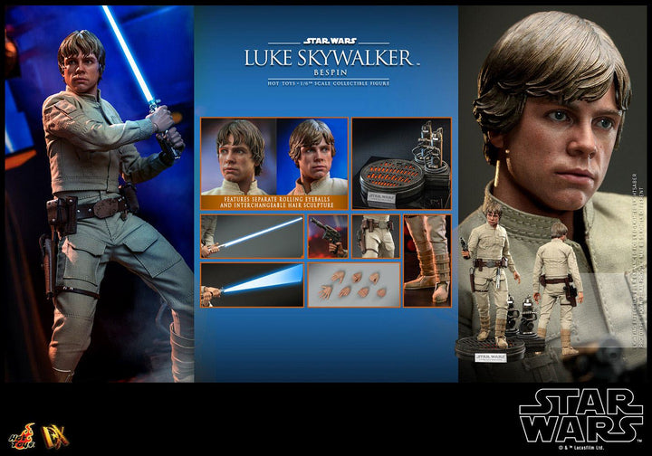 Hot Toys Star Wars: The Empire Strikes Back - Luke Skywalker (Bespin) 1-6 - Infinity Collectables 
