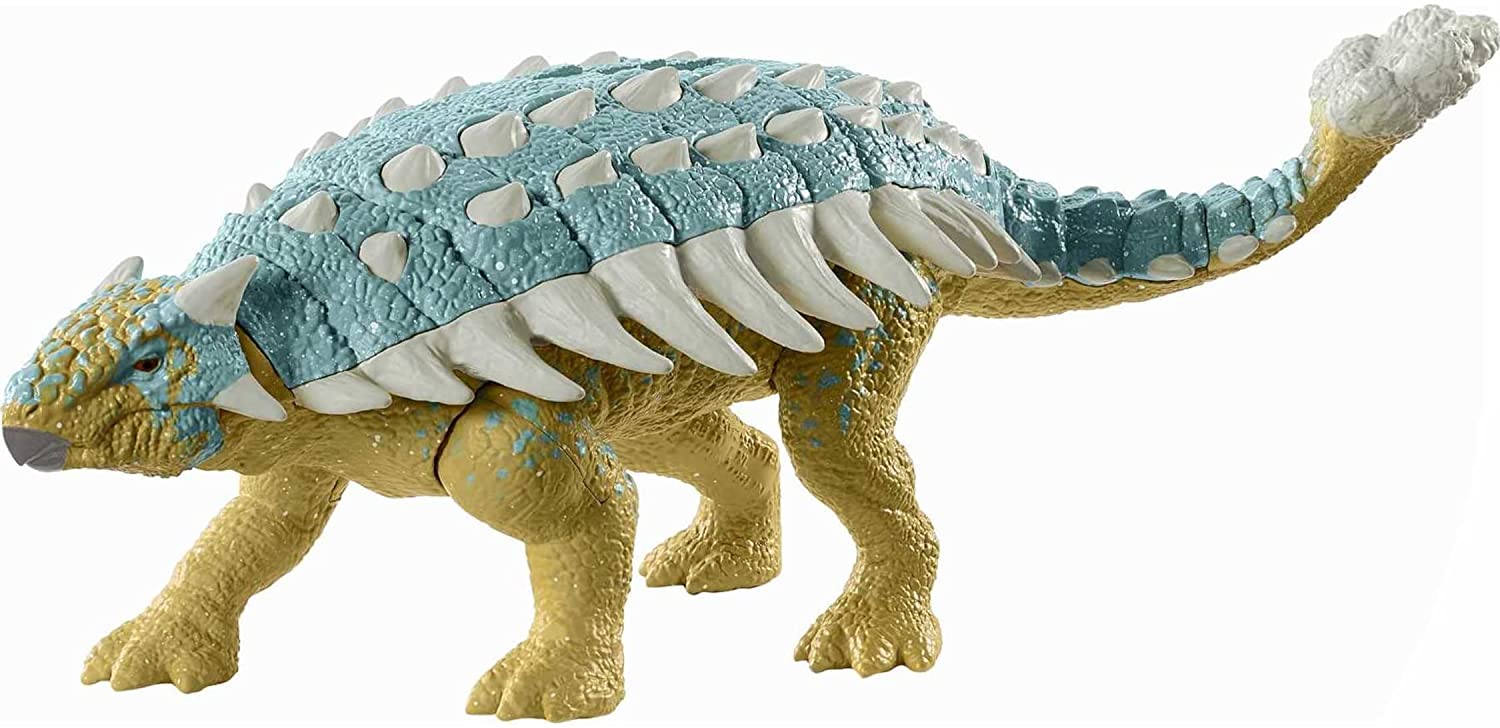 Jurassic World Roar Attack Ankylosaurus "Bumpy" Dinosaur Figure, Infinity Collectables 