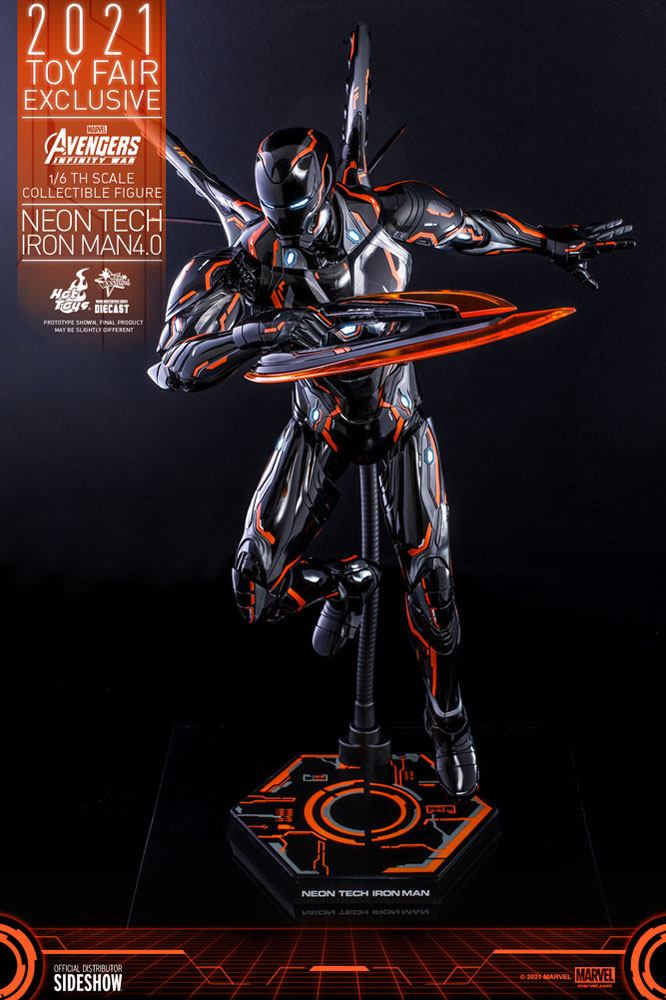 Hot Toys Marvel Iron Man Mark 50 Neon Tech - Orange Version 1/6