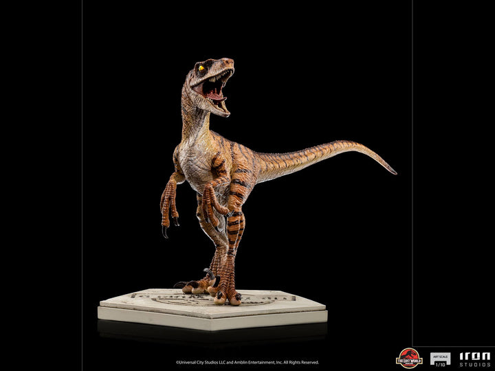 Iron Studios Jurassic World The Lost World Art Scale Statue 1-10 Velociraptor - Infinity Collectables 