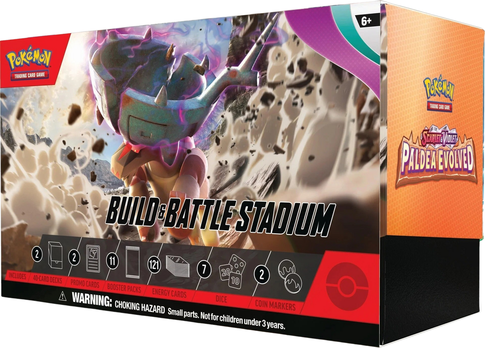 Pokémon TCG Scarlet & Violet-Paldea Evolved Build & Battle Stadium