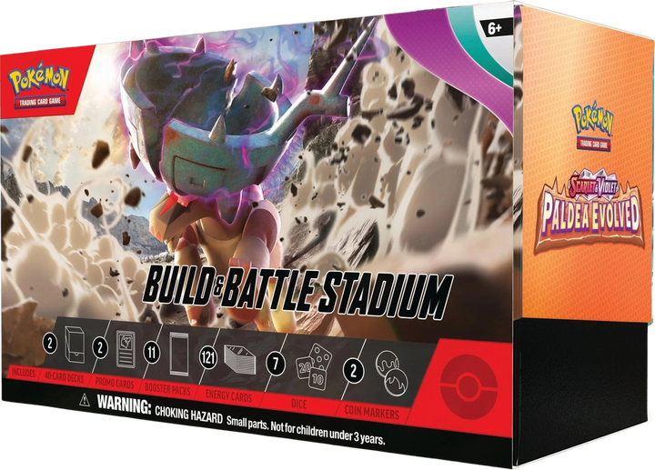 Pokémon TCG Scarlet & Violet-Paldea Evolved Build & Battle Stadium