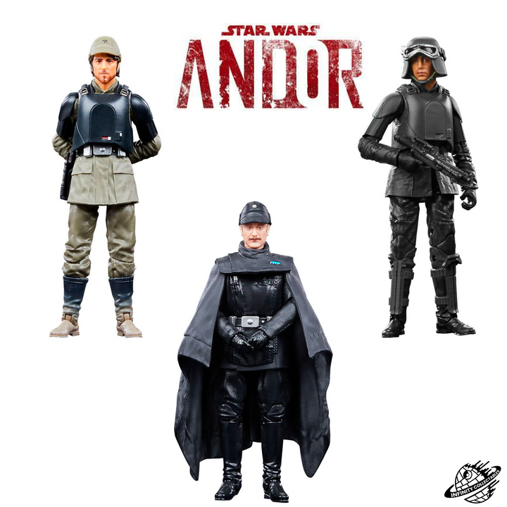 Star Wars The Black Series (3) Action Figure Andor Bundle