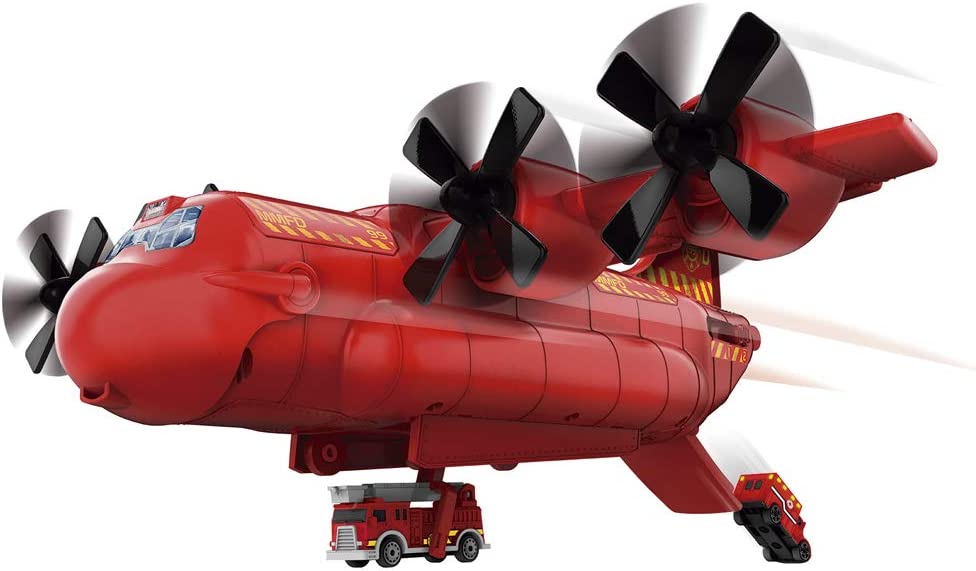 Micro Machines Fire and Rescue Transporter Cargo Plane