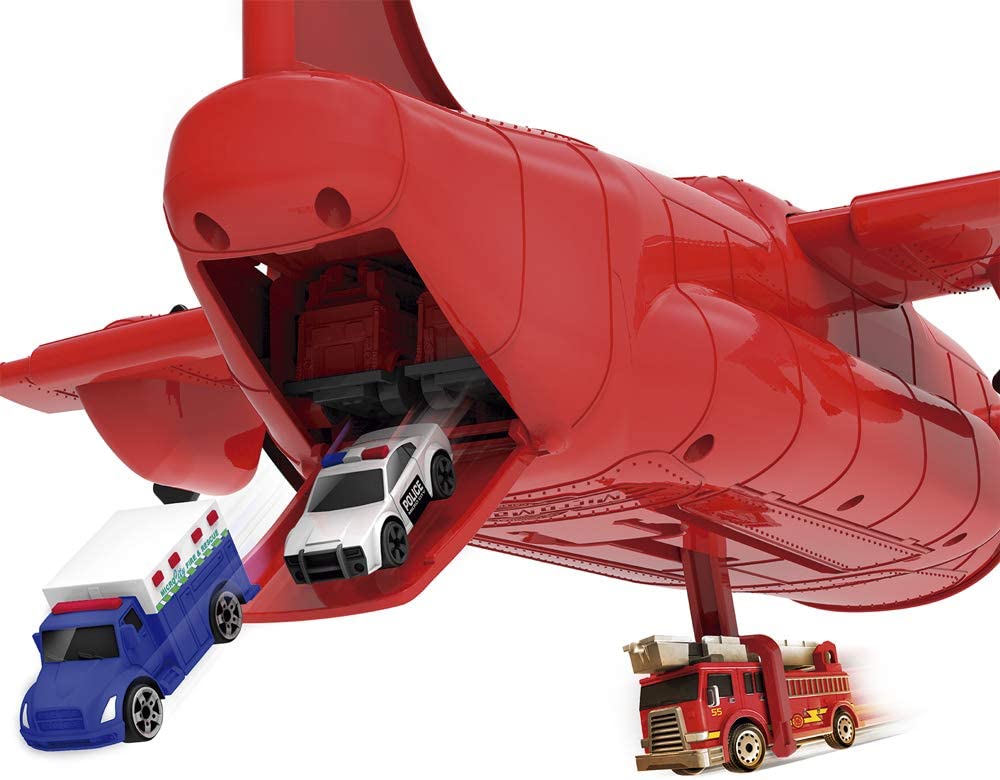 Micro Machines Fire and Rescue Transporter Cargo Plane