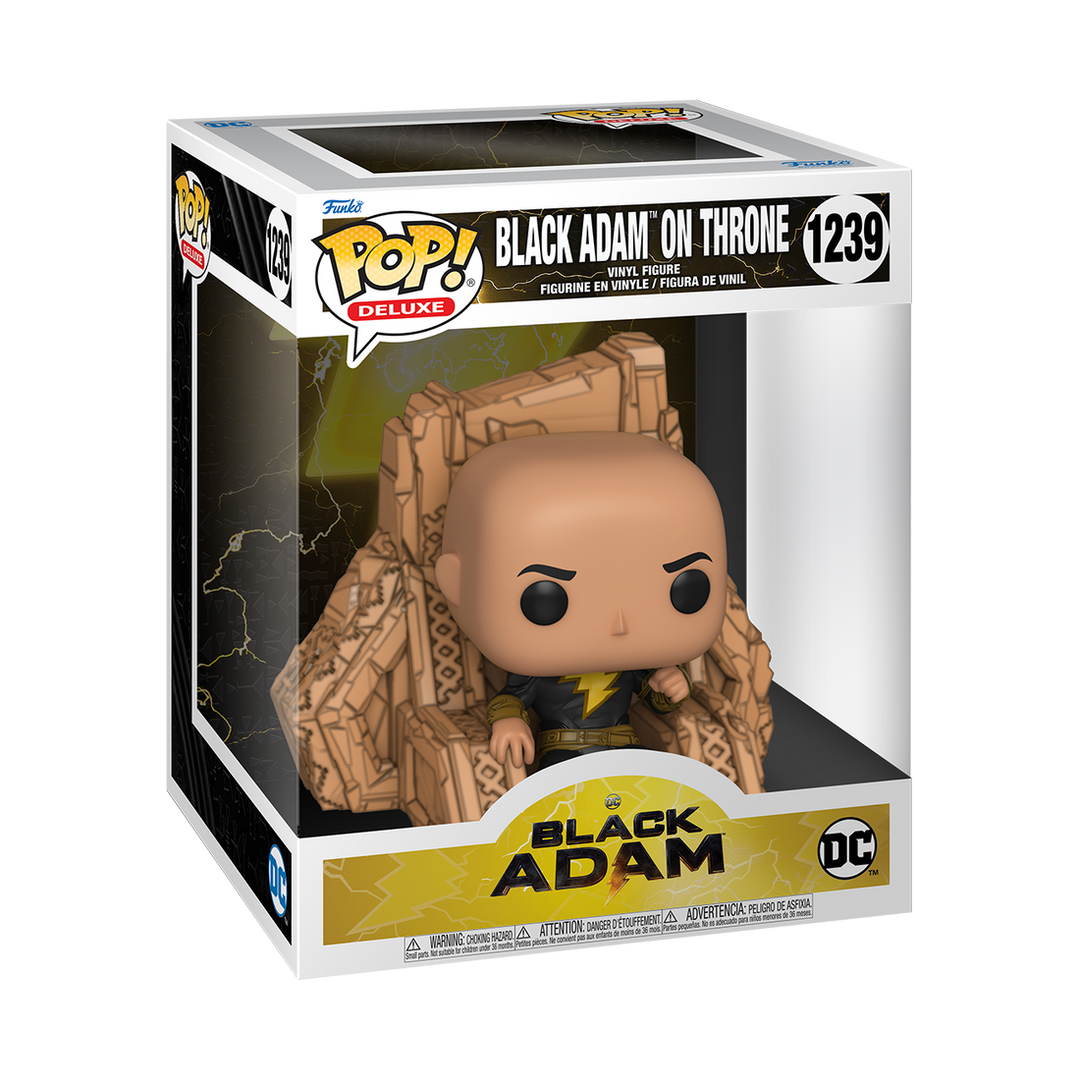DC Comics Black Adam Black Adam on Throne Funko Pop! Deluxe Vinyl