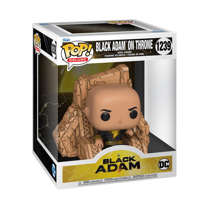 DC Comics Black Adam Black Adam on Throne Funko Pop! Deluxe Vinyl