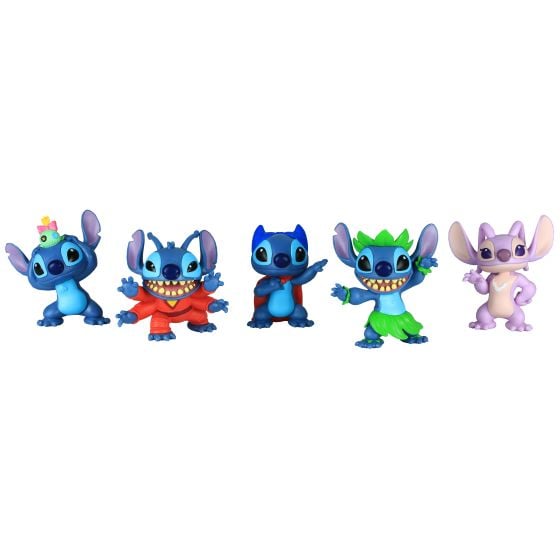 Disney Stitch 5 Pack Collectors Figure Set