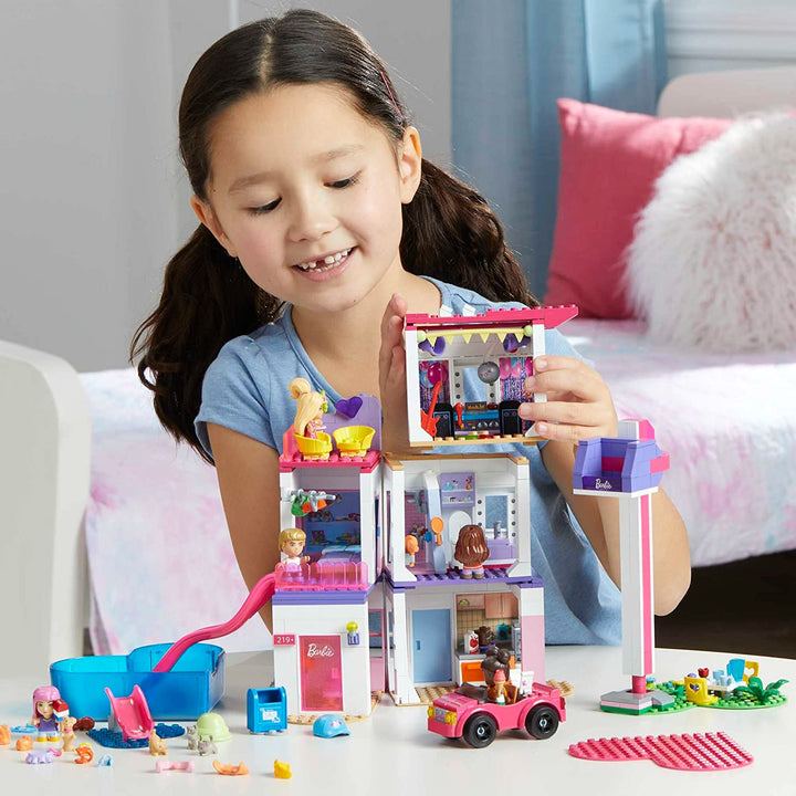Mega Bloks Barbie Colour Reveal Dreamhouse Building Set and Figures