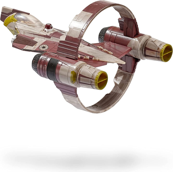 Star Wars 5" Micro Galaxy Squadron - Obi-Wan Kenobi’s Jedi Starfighter Vehicle and Figures