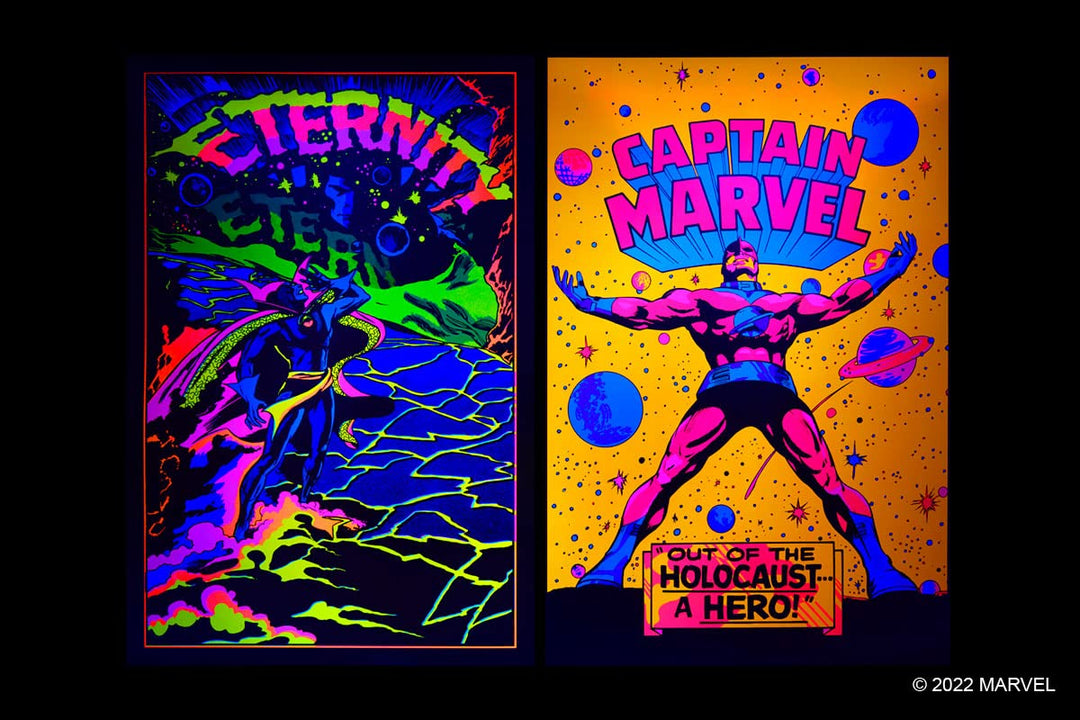 Marvel Classic Black Light Collectables Poster Portfolio