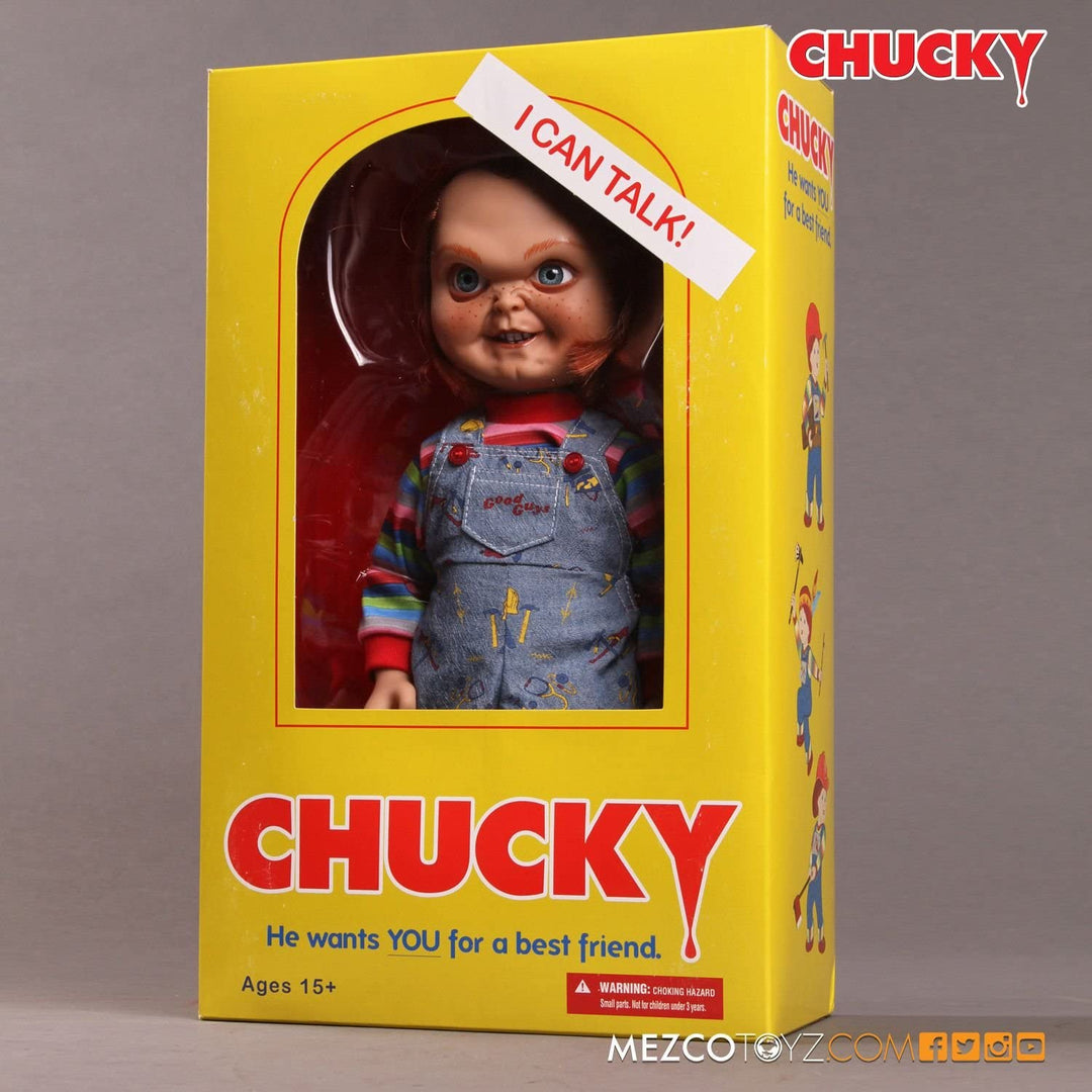 Chucky “Evil Face” 15" Scale Figure With Sound *Exclusive