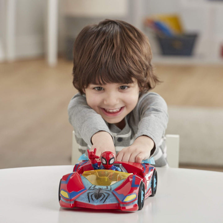 Playskool Heroes Super Hero Adventures Marvel Spider‑Man Web Racer 5" Scale Action Figure