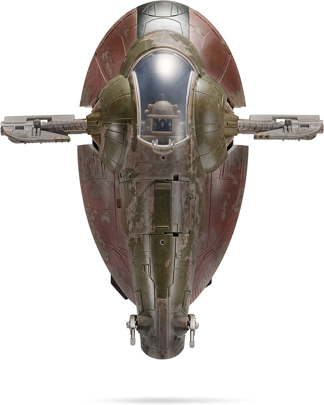 Star Wars 7" Micro Galaxy Squadron - Boba Fett’s Starship Vehicle and Figures