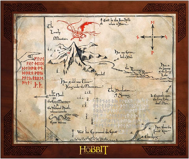 The Hobbit Thorin Oakenshield Map Prop Replica