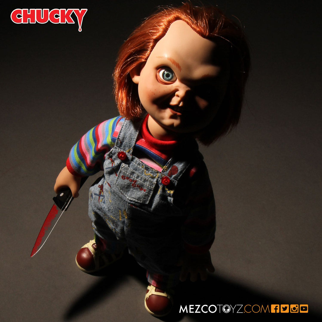 Chucky “Evil Face” 15" Scale Figure With Sound *Exclusive