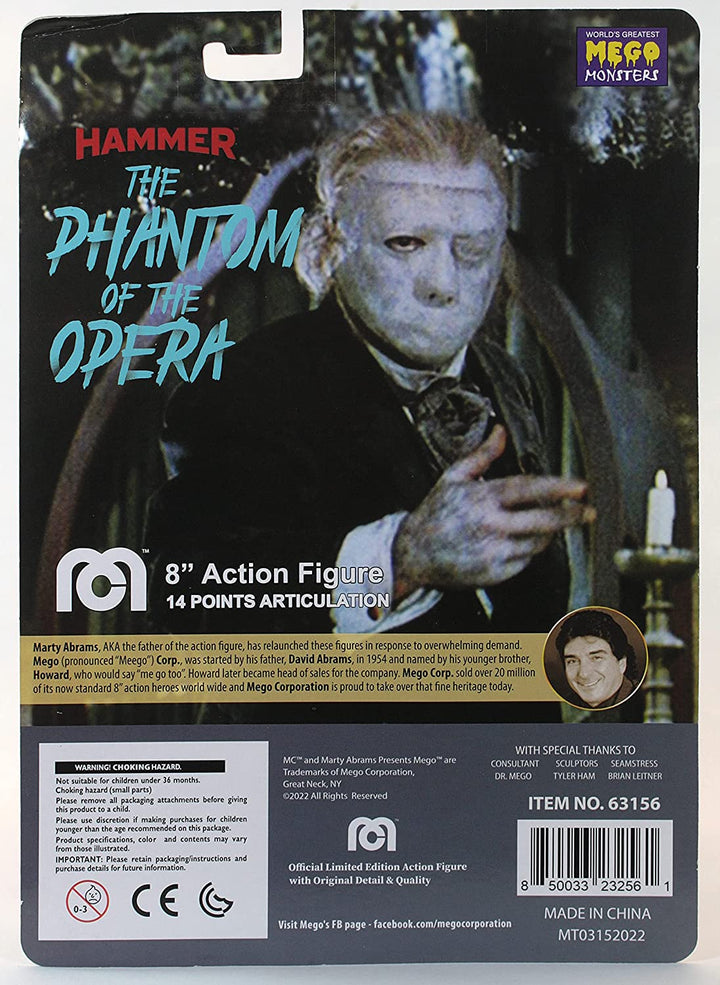 Hammer The Phantom of the Opera 8" Mego Action Figure