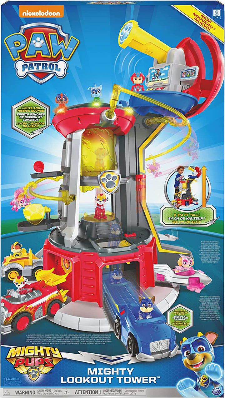 Paw Patrol Mighty Pups Mighty Lookout Tower