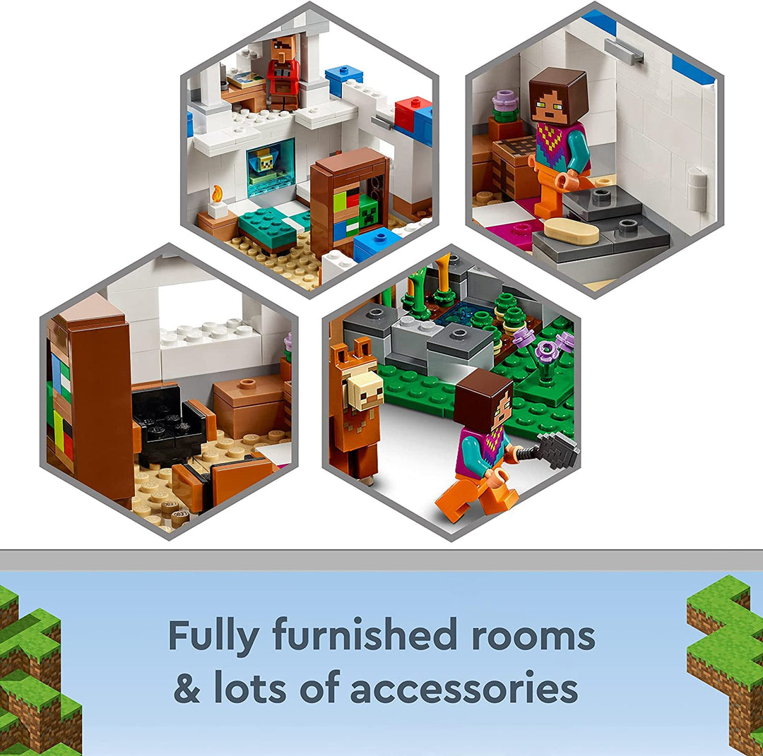 LEGO 21188 Minecraft The Llama Village Animal House Set