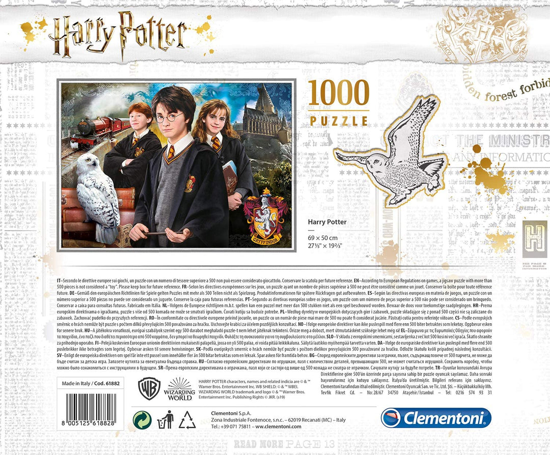 Clementoni Harry Potter 1000 Piece Briefcase Jigsaw Puzzle