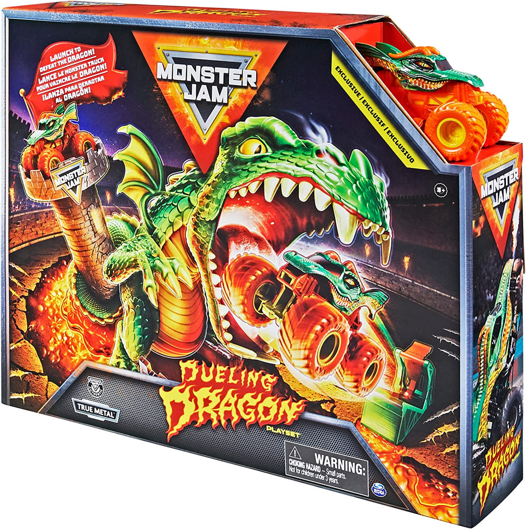 Monster Jam Dueling Dragon Playset