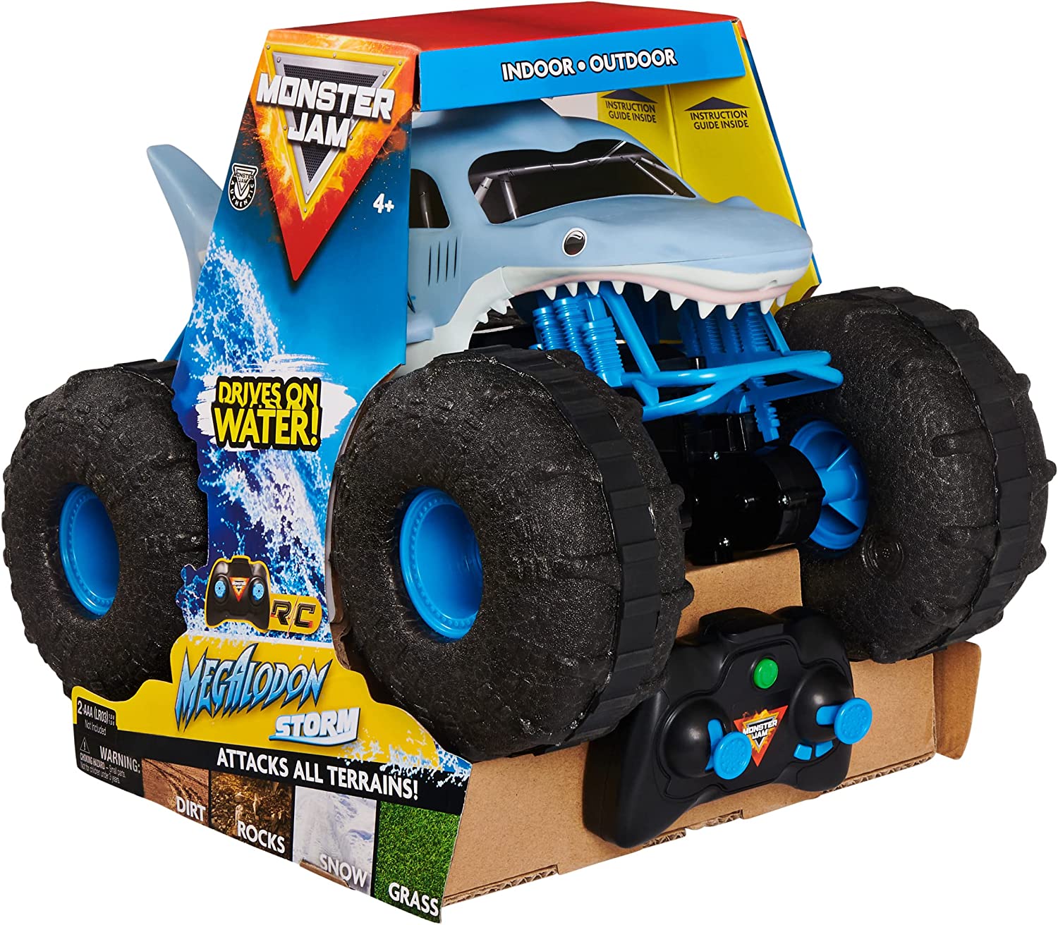 Monster truck 2024 megalodon toy