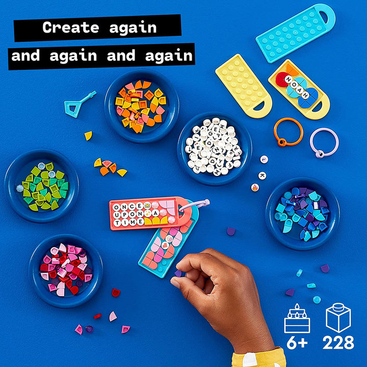 LEGO DOTS 41949 Bag Tags Mega Pack Messaging 5in1 Craft Set