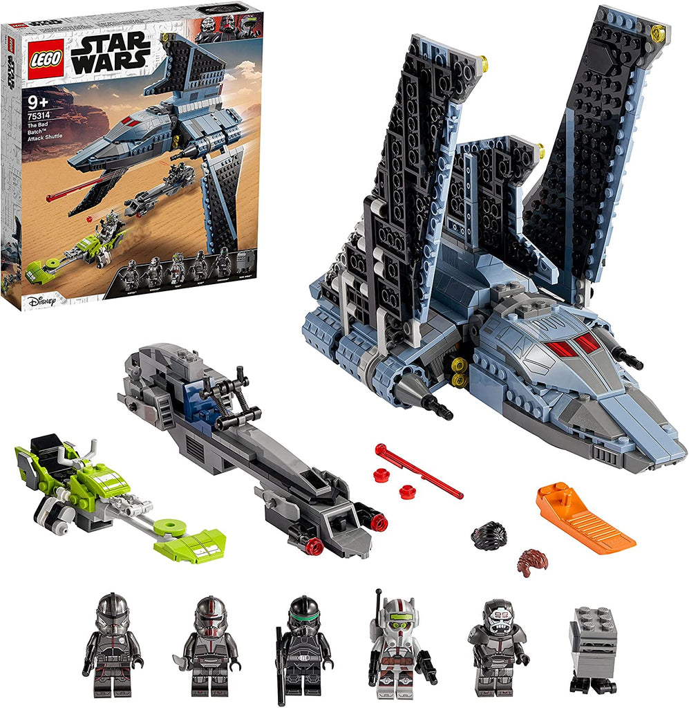 LEGO 75314 Star Wars: The Bad Batch Attack Shuttle Set – Infinity