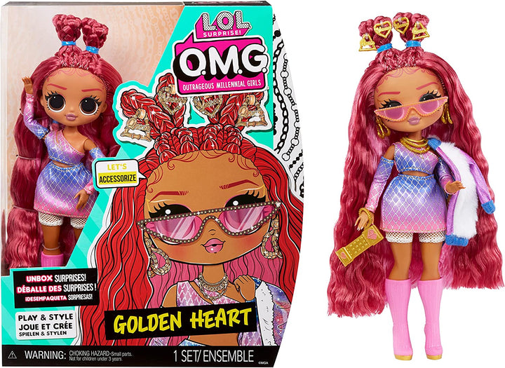 L.O.L Surprise OMG Golden Heart Fashion 12" Doll