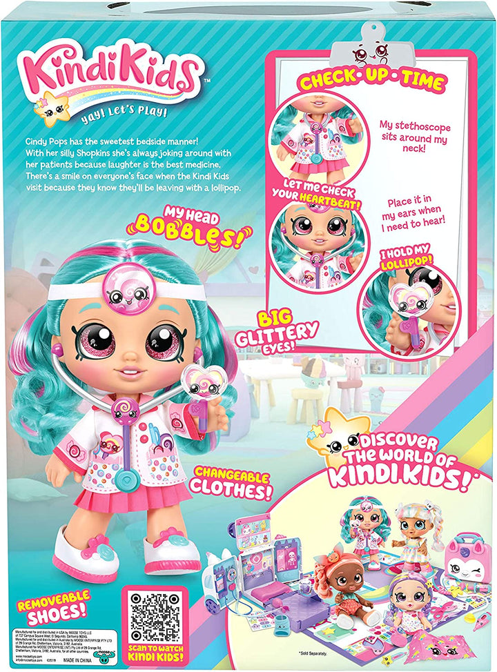 Kindi Kids Dr Cindy Pops Doll & Accessories