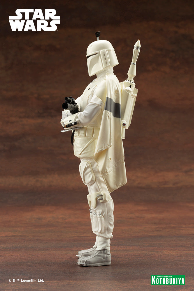 Star Wars ARTFX+ PVC 1/10 Scale Limited Edition Statue Boba Fett White Armor Version