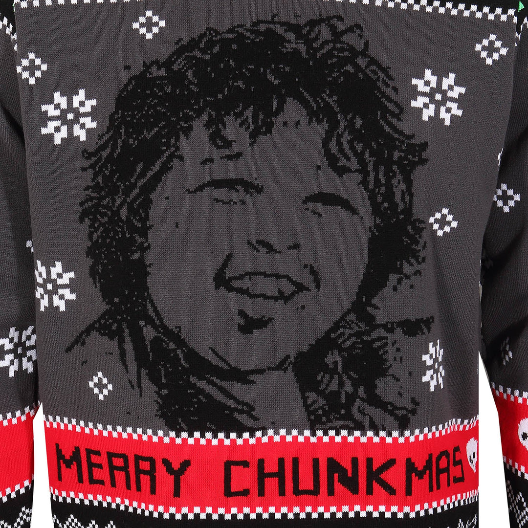 Official Goonies Merry Chunkmas Knitted Christmas Unisex Jumper