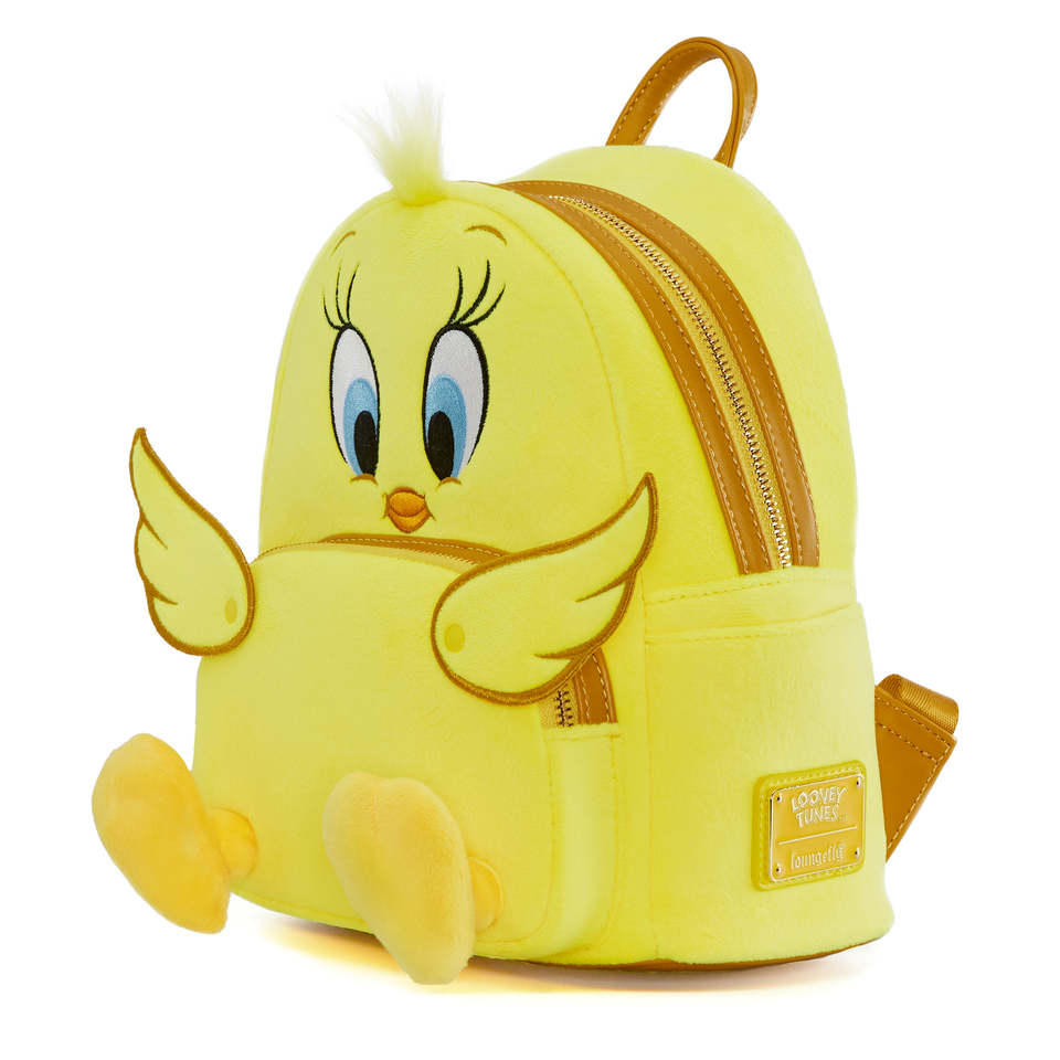 Loungefly Looney Tunes Tweety Bird 80th Anniversary Plush Mini Backpack