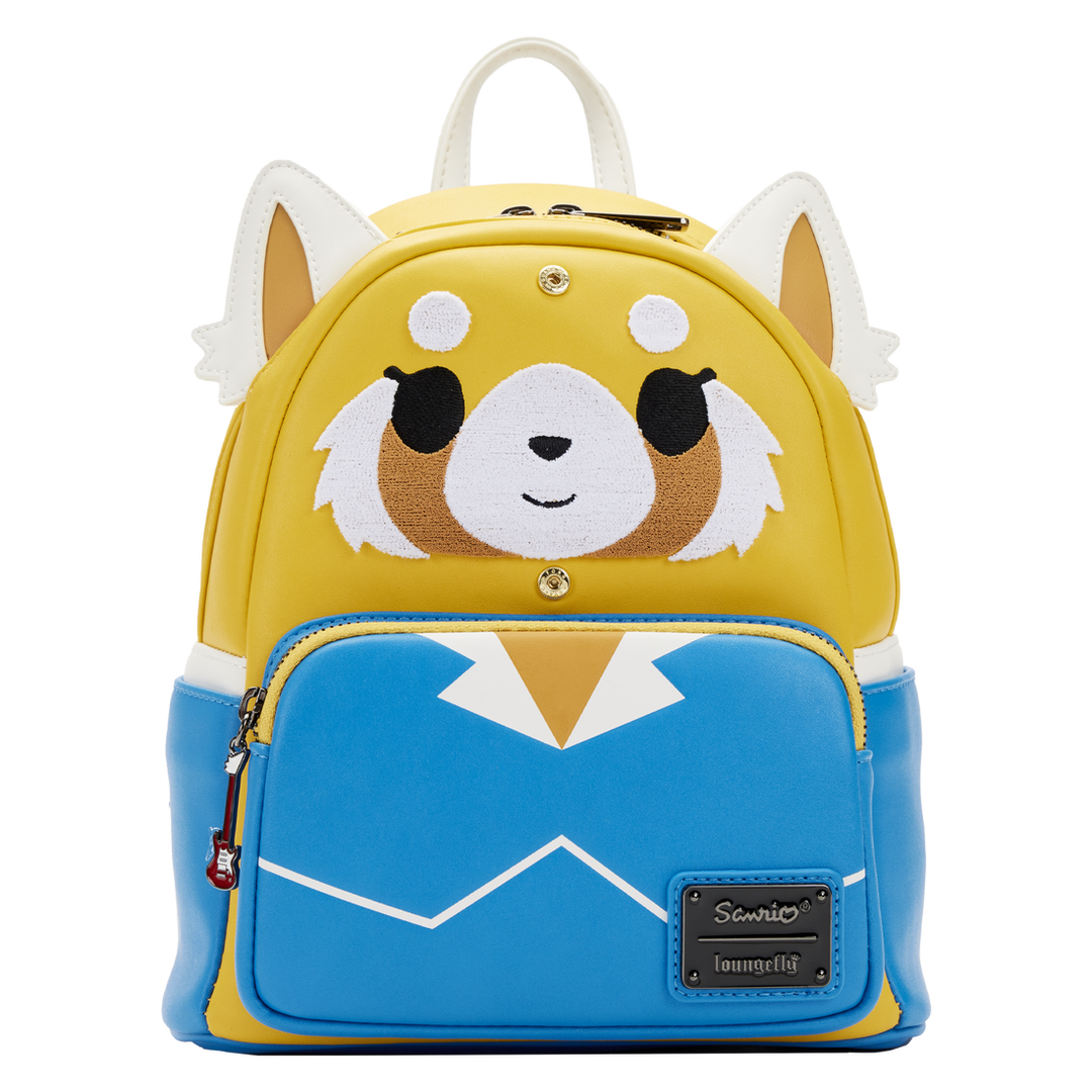 Loungefly Sanrio Aggretsuko Two Face Cosplay Mini Backpack