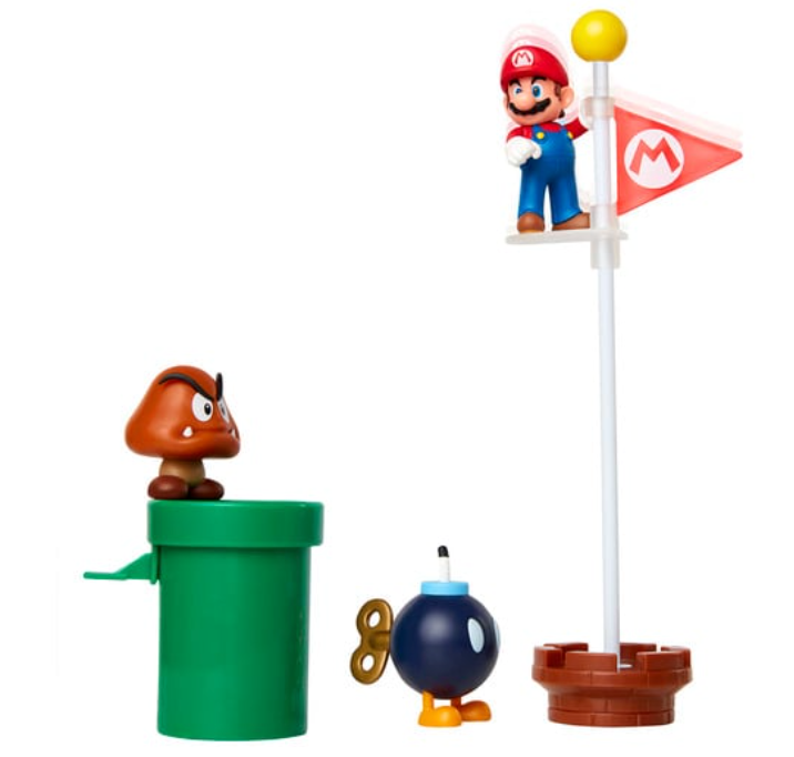 Super Mario Acorn Plains Diorama Set